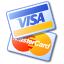 Иконка Visa и Mastercard